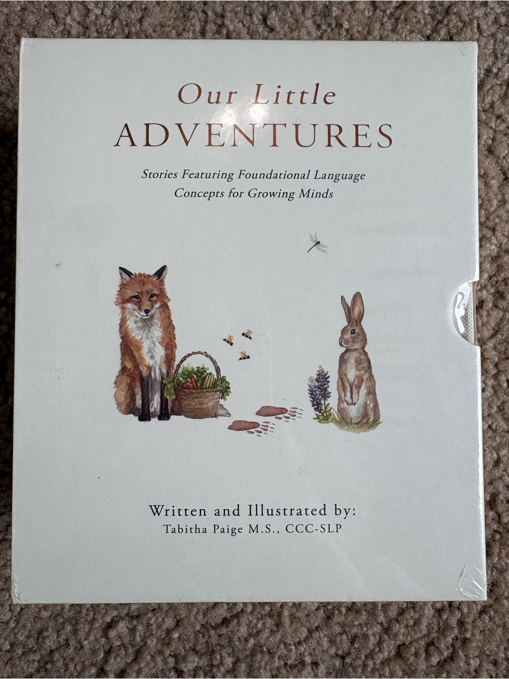 Our Little Adventures Book Set - White Cover with Fox & Rabbit Illustration